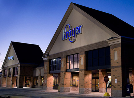 kroger store exterior, architectural photography